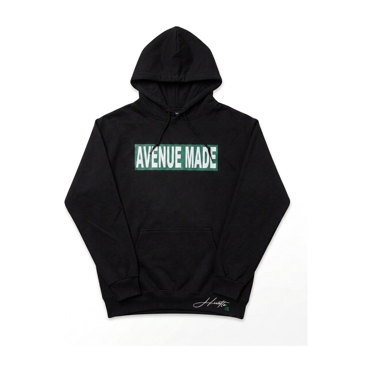 Avenue Made Box Logo Hoodie — Black