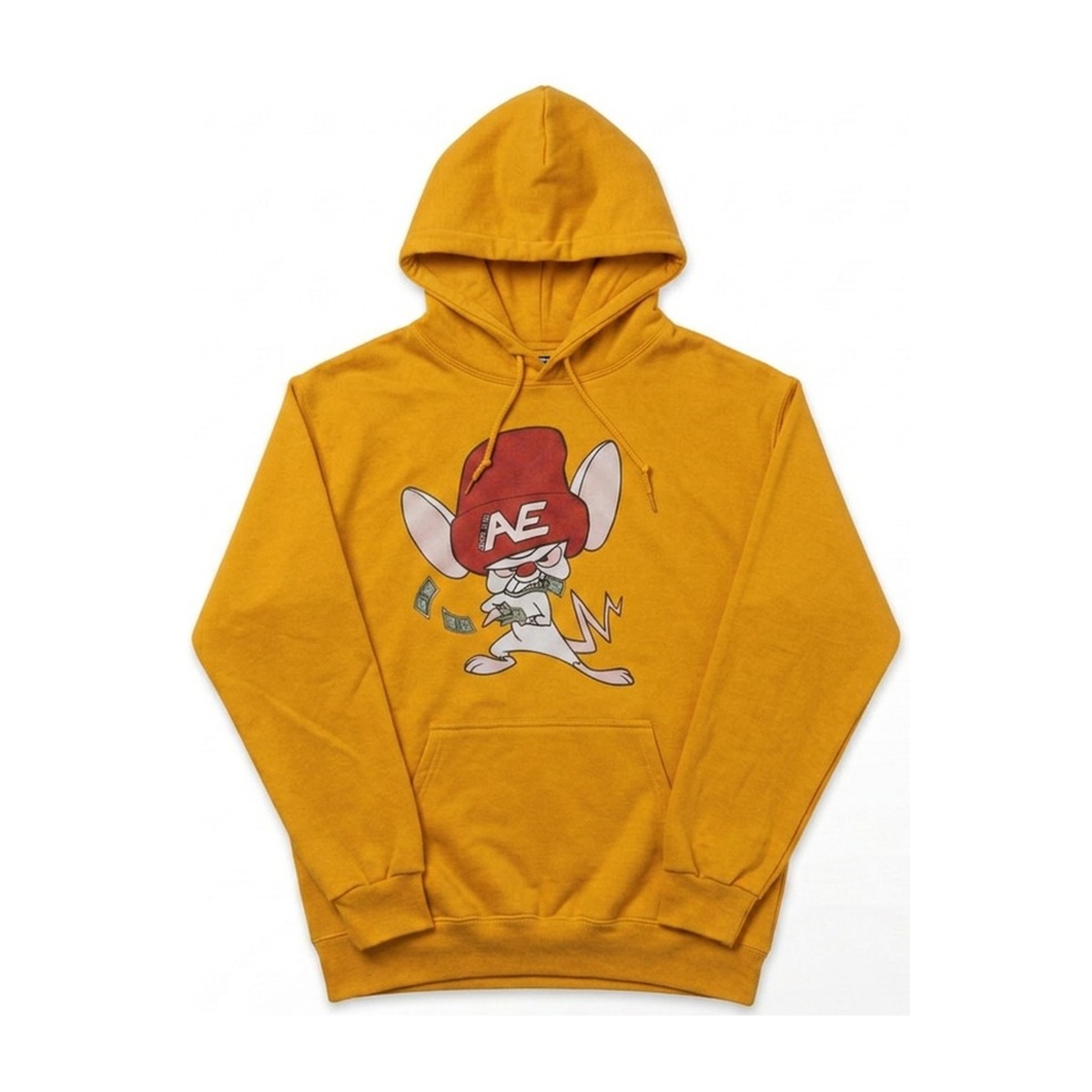 AVE Brain Mascot Hoodie — Yellow